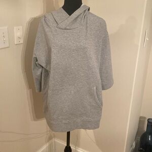 J.Jill Fit- Short Sleeve Hoodie- Medium